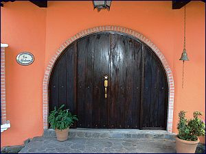 Main door to house