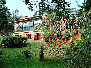 View of the house from the gardens